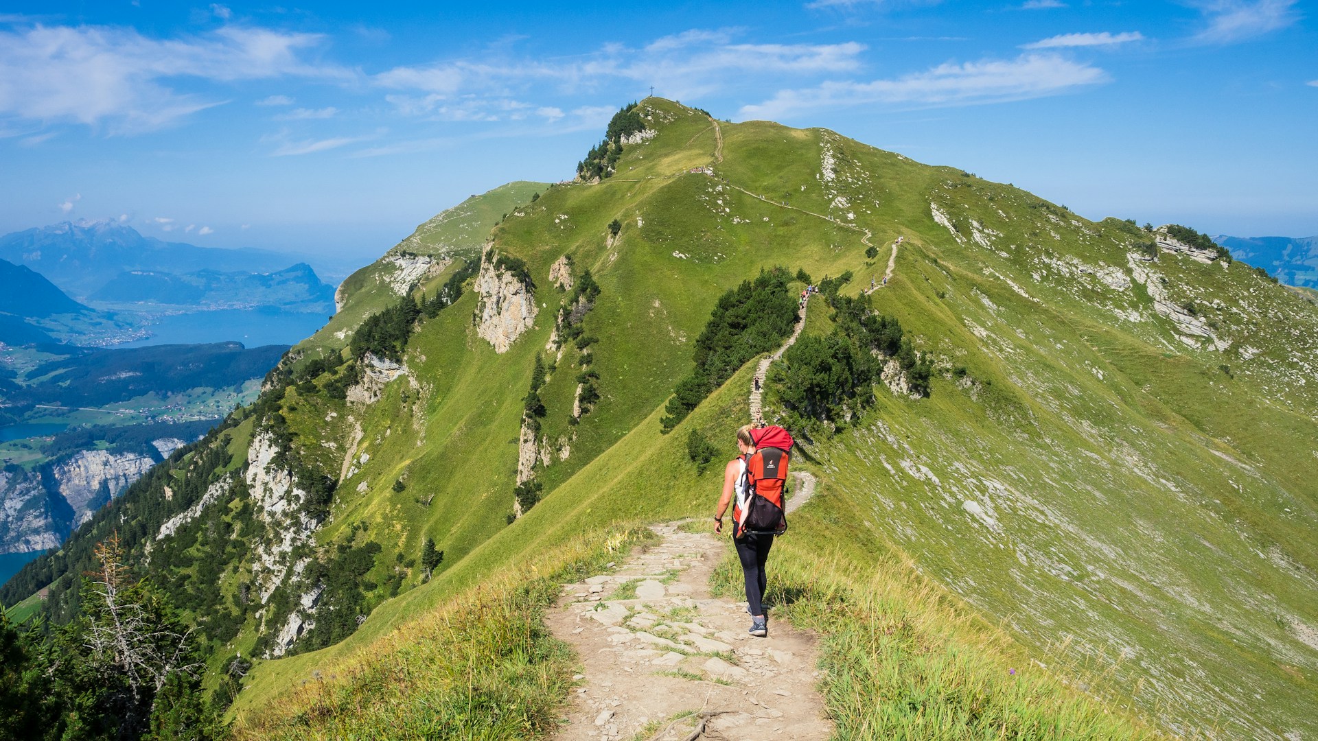 Sportif bien dans son corps qui saute dans l'herbe